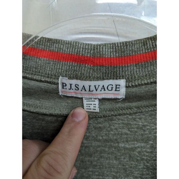 PJ Salvage Womens Cardigan Sweater Camouflage Button Front Pockets Size Medium - Picture 7 of 7